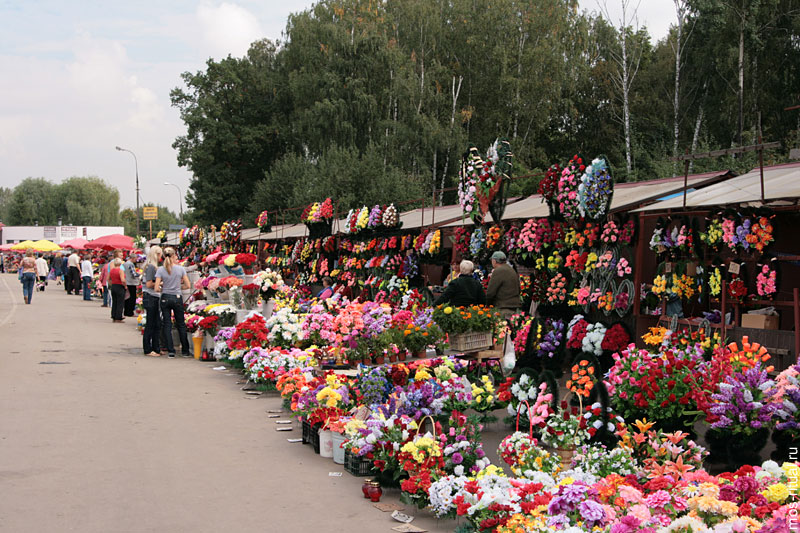 Мэрия упорядочит торговлю цветами на Южном кладбище